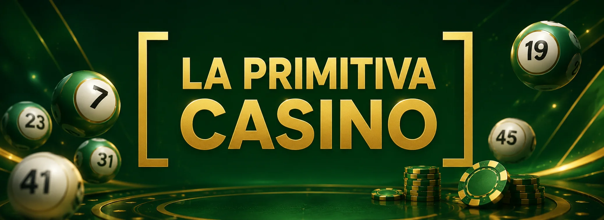 Banner de La Primitiva Casino con el bono del 100 % hasta 249 € y 49 tiradas gratis